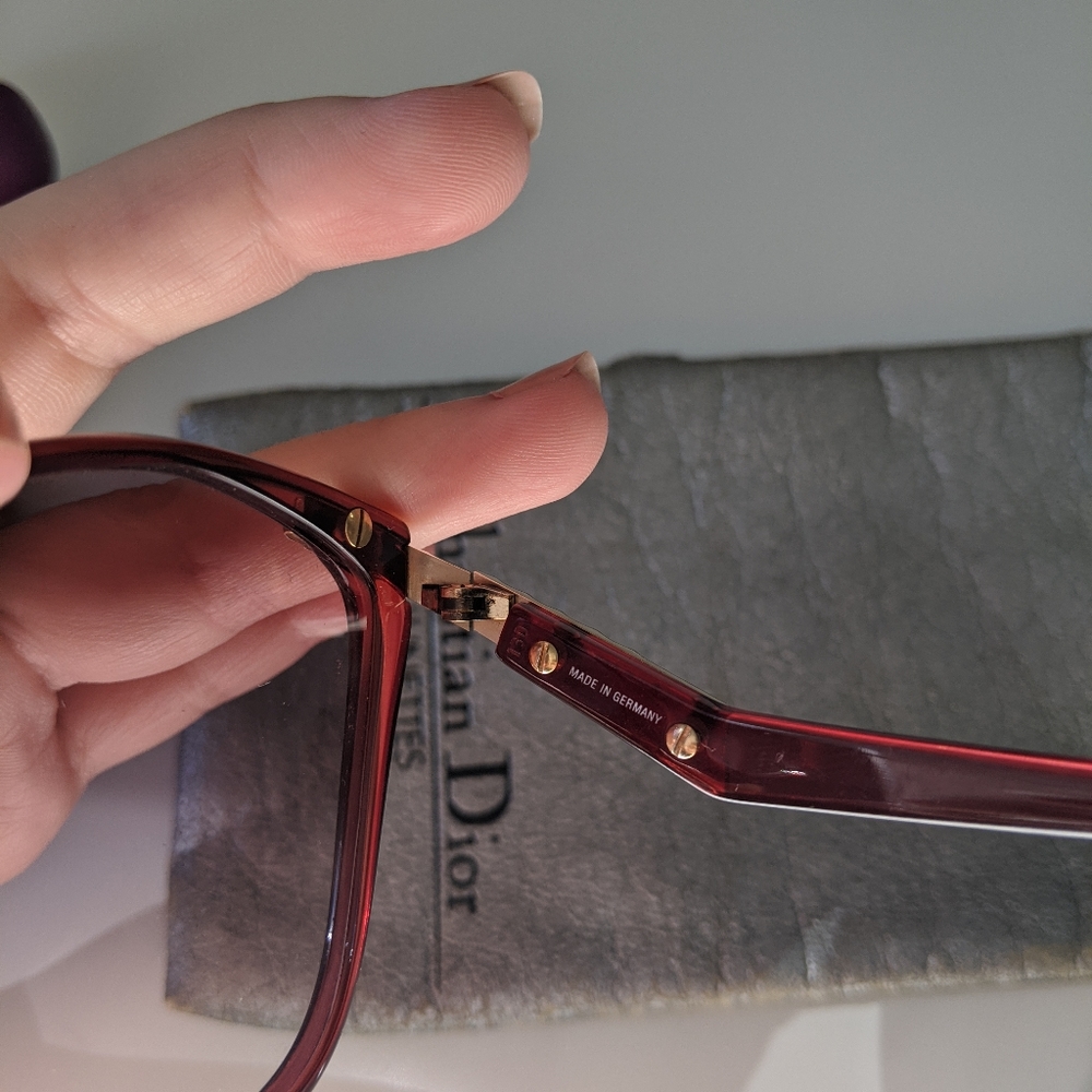 😎Vintage 1970's Christian Dior Sunglasses 😎 - Picture 4 of 11